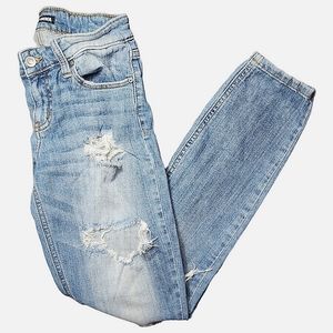 Fashion Nova Distressed Boyfriend Jeans Size 3